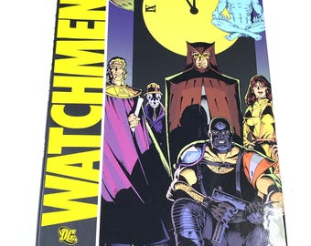 Watchmen - Alan Moore & Dave Gibbons - Vintage Hardback - DC Graphic Novel