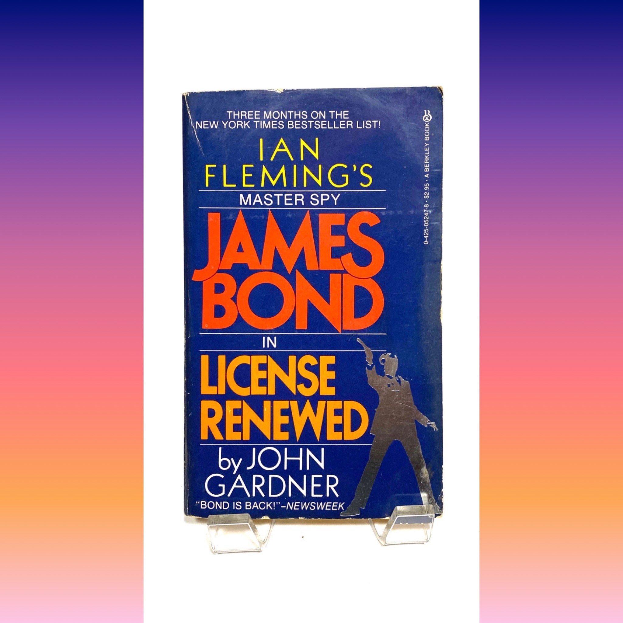 Ian Fleming - James Bond - License Renewed by John Gardner - Paperback - Vintage Book - Pre-Owned