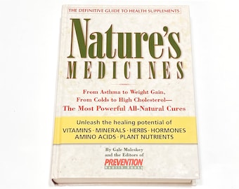 Nature's Medicines - Healing Potential of Vitamins Minerals Herbs Plants - Vintage Hardcover Book - Pre Owned - Very Good Condition