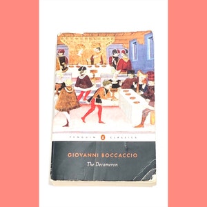 Used Fiction Paperback Book - The Decameron - Giovanni Boccaccio - Vintage Paperback Novel - Classic Literature - PreOwned -  Good Condition