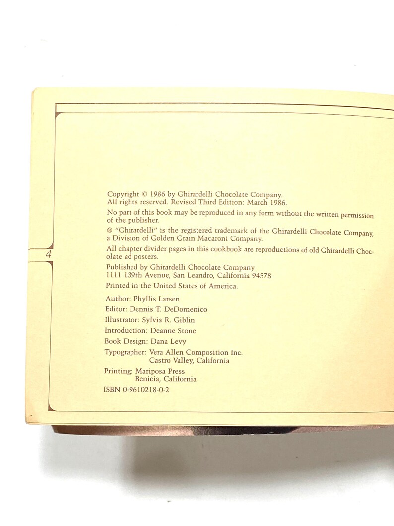 The image is a book cover for a book titled "Girardelli Chocolate Company".