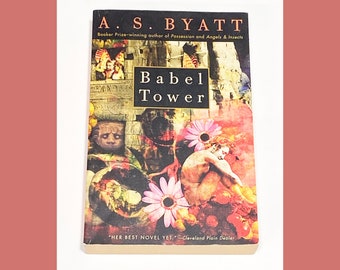 Used Fiction Paperback Book - AS Byatt - Babel Tower - Classic Literature - Fiction Novel - Vintage PreOwned - Good