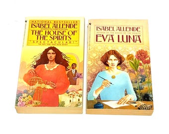 Isabel Allende - vintage paperback lot of 2 - The House of the Spirits - Eva Luna