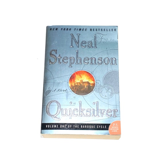 Neal Stephenson Quicksilver Vintage Paperback Pre Owned Etsy