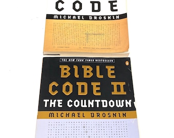 Paperback Book Set: The Bible Code 1 & 2 - Prophecy and Secrets - Preowned Good