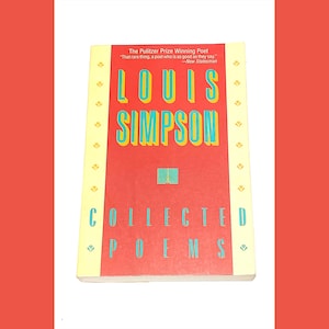 Louis Simpson - Collected Poems - Poetry Book - Vintage Paperback Book - Pre Owned Book - Very Good Condition