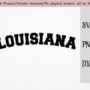 Louisiana SVG/DXF/Png files/USA state clipart/instant download