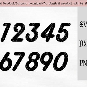 balck sport numbers SVG/PNG/DXF files/sport numbers/ numbers clipart Cricut/silhouette machine/cut file/instant download