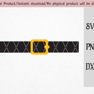 Santa belt SVG/PNG/DXF files/ for Cricut/silhouette machine/cut file/instant download