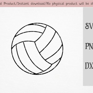 volleyball outline SVG/PNG/DXF files/ for Cricut/silhouette machine/cut file/instant download