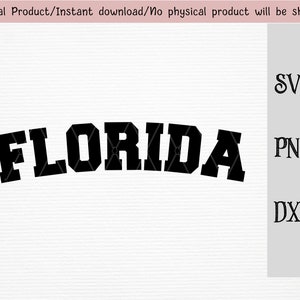 Florida SVG/DXF/Png Dateien/USA State Clipart/Instant Download