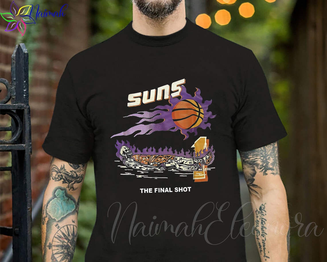 Phoenix Suns The Final Shot Purple T Shirt NBA Basketball | Etsy