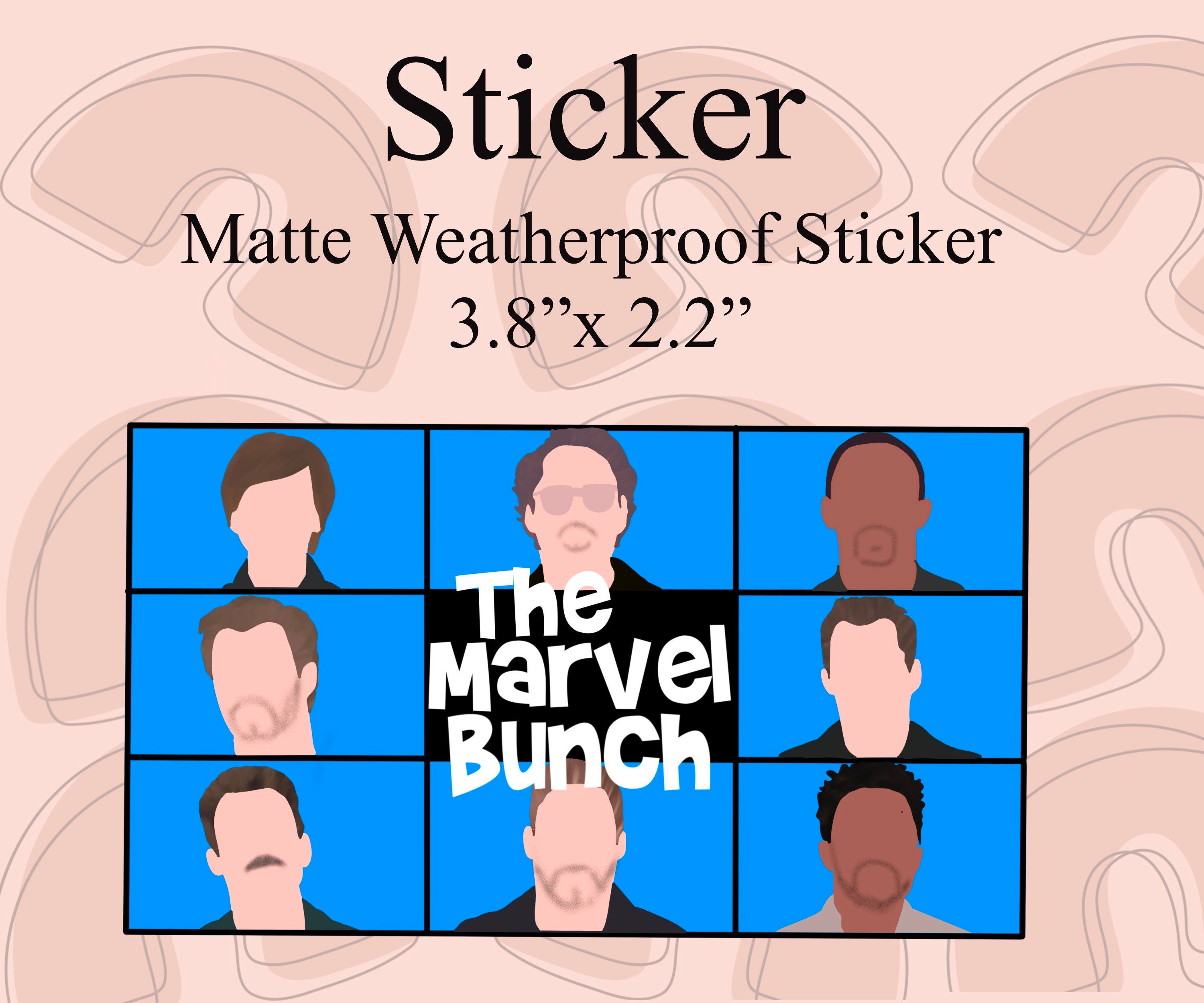 Marvel Sticker / Marvel Bunch / Marvel Actors Sticker / Laptop Etsy