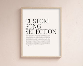 Country Music Lyrics Etsy