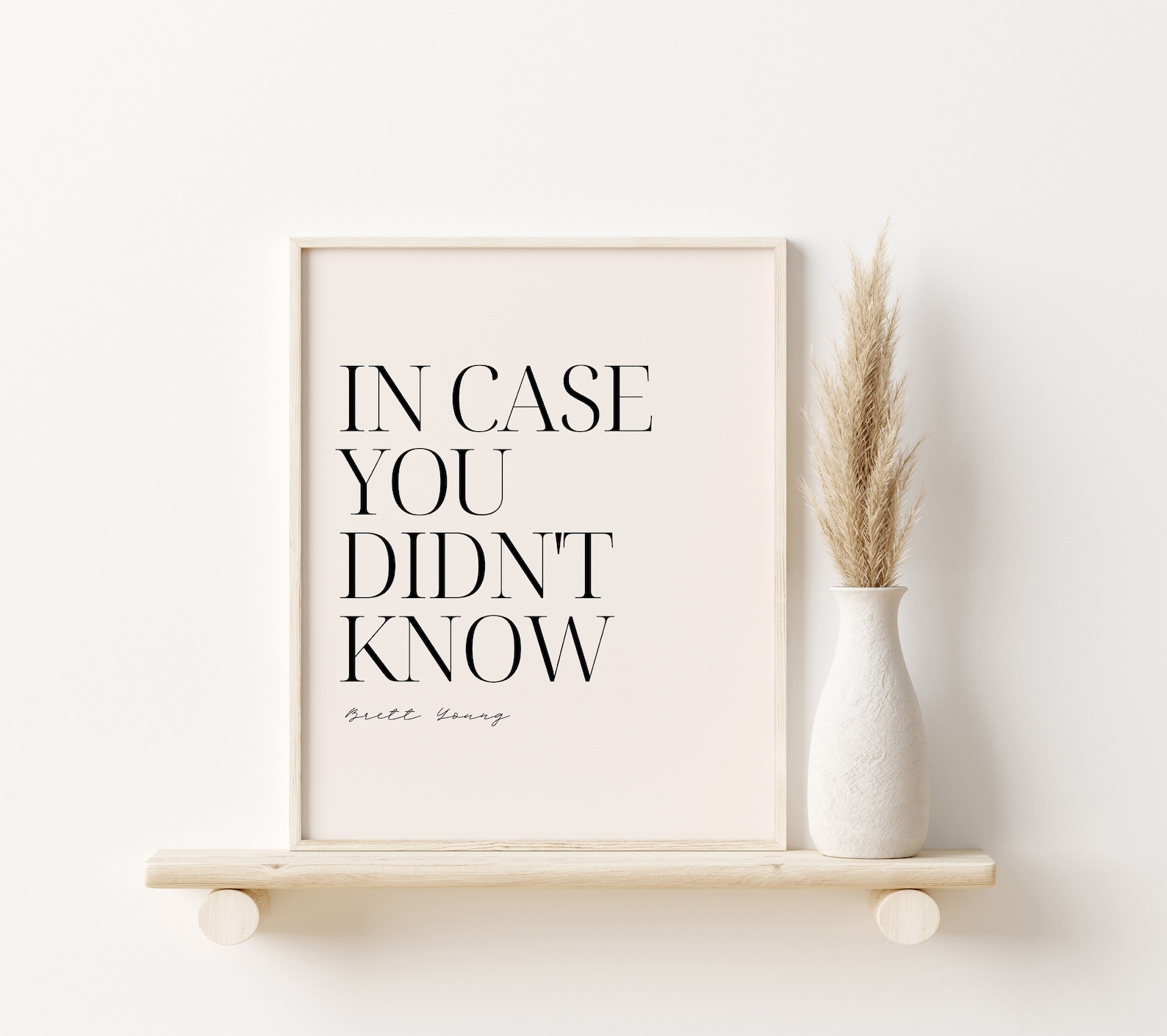 Álbumes 100+ Foto Letras De Brett Young In Case You Didn't Know El último