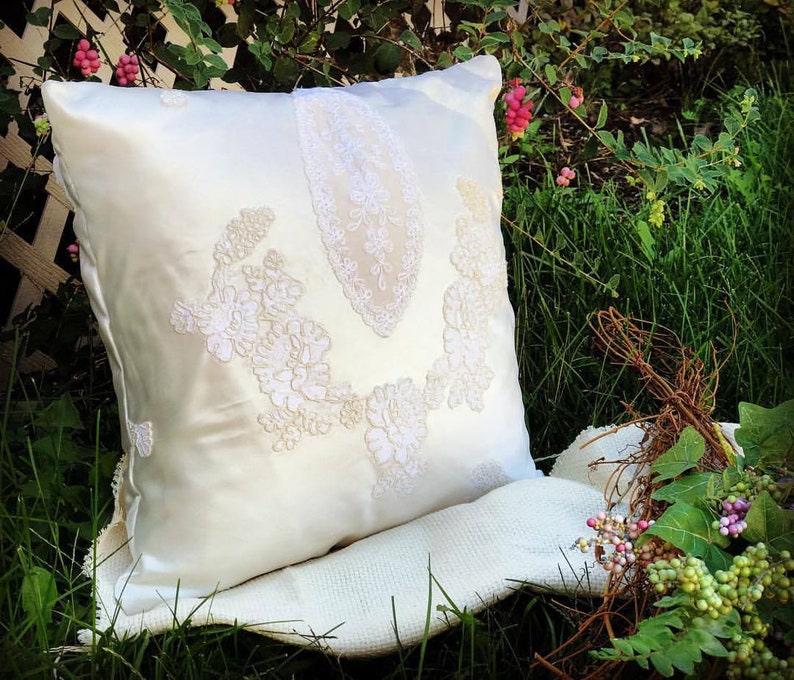 Custom Wedding Dress Pillow Bridal Keepsake Family Heirloom Etsy