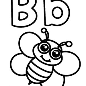 Alphabet Coloring Pages - Etsy