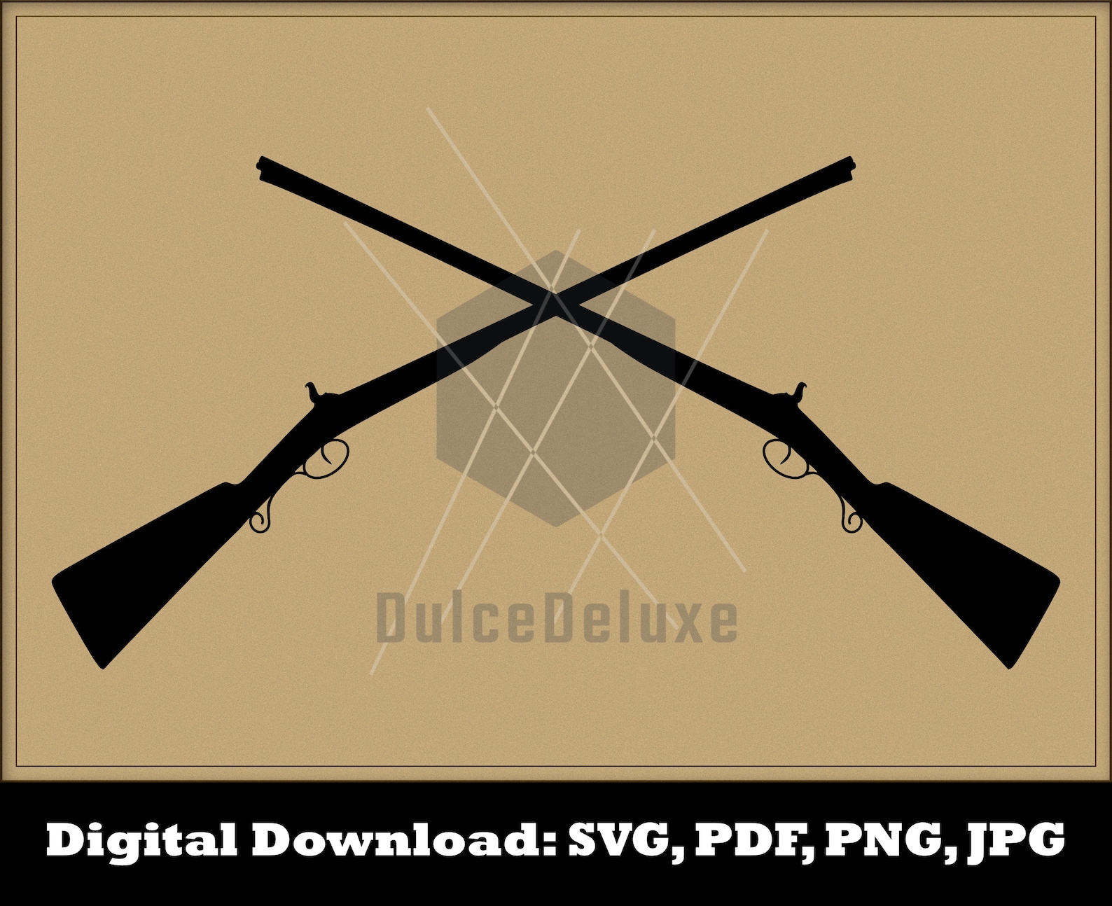 Crossed Shotguns SVG Shotguns Clipart Shotguns Cut Files for Silhouette ...