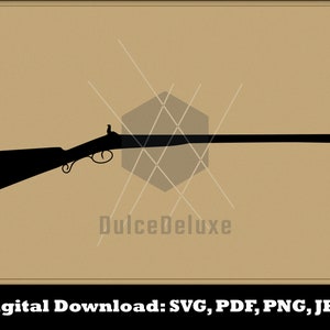 Double Barrel Shotgun SVG - Shotgun Clipart - Shotgun Cut Files for Silhouette - Shotgun Vector Instant Download - Wild West Shotgun SVG
