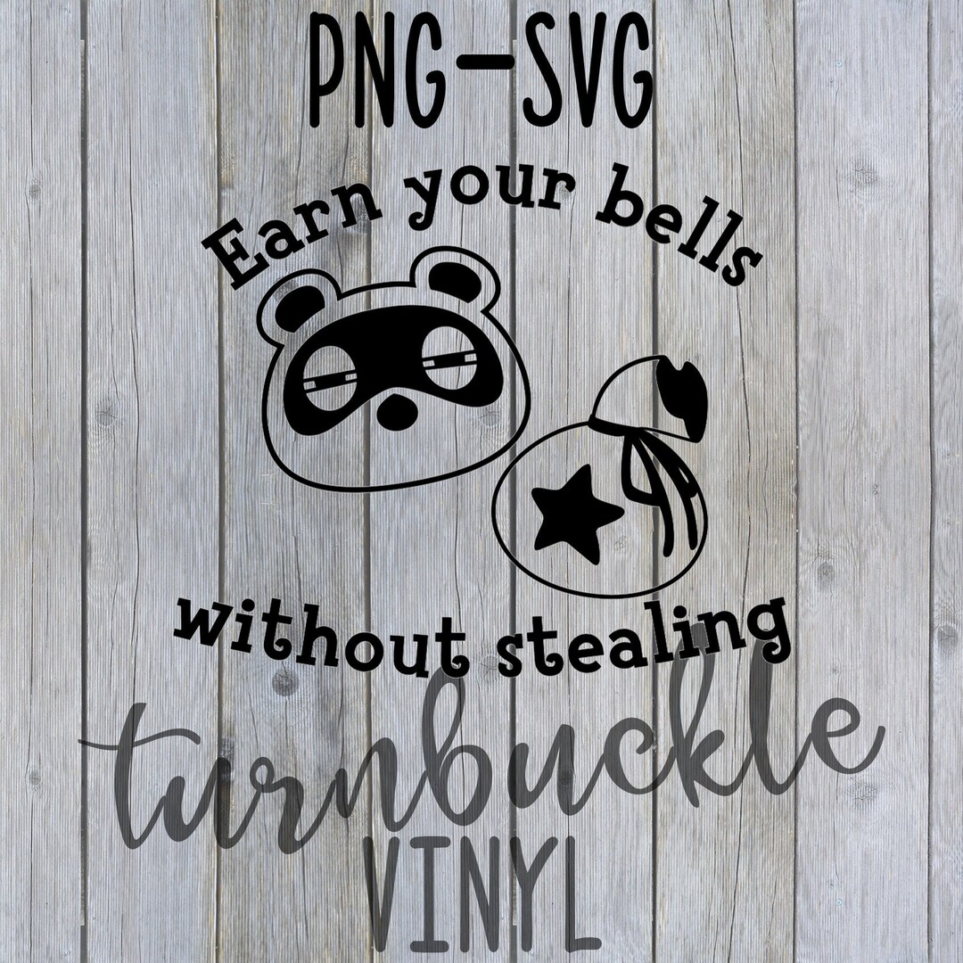 ACNH Inspired - Earn Your Bells | SVG Cut File - Etsy