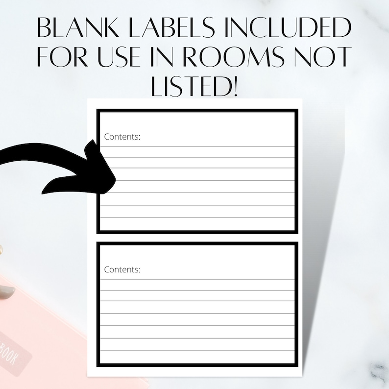 Printable Moving Inventory Labels Moving Stickers Moving Etsy