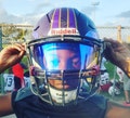 Precision Football Helmet Visor, Clear Revo Ice Blue
