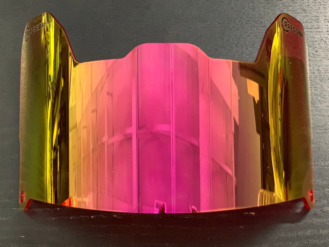 Precision Football Helmet Visor Revo Pink Etsy