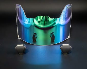 Precision Football Helmet Visor, The Clear Revo Series