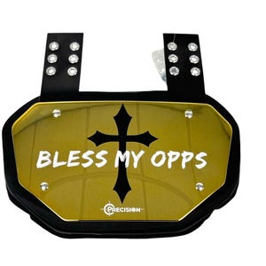 Precision Back Plate - Rear Protector Lower Back Pads for Football Players **ADULT & TEEN**