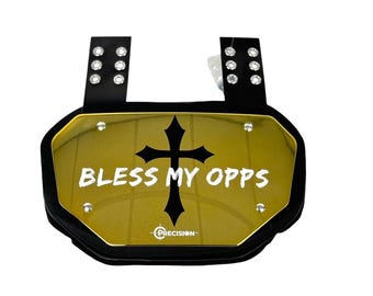 Precision Back Plate - Rear Protector Lower Back Pads for Football Players **ADULT & TEEN**