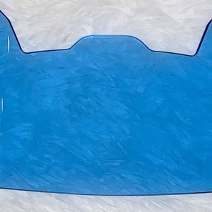 Precision Football Helmet Visor, Arctic Blue