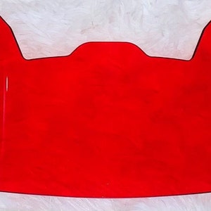 Precision Football Helmet Visor, Red Rose