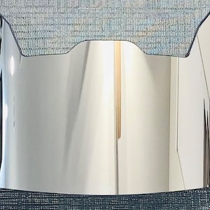 Precision Football Helmet Visor, Mirror Chrome