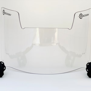 Precision Football Helmet Visor, Crystal Clear 2.0