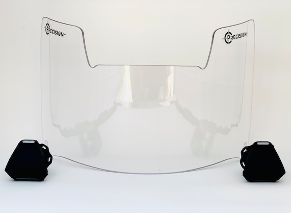 Precision Football Helmet Visor, Crystal Clear 2.0