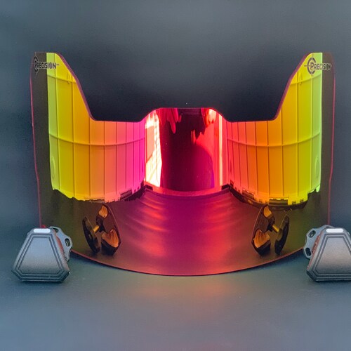 Precision Smokey Mirrors 2.0 Football Helmet Visor Etsy
