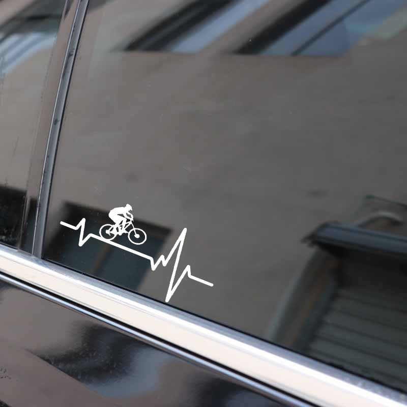 bike heartbeat sticker