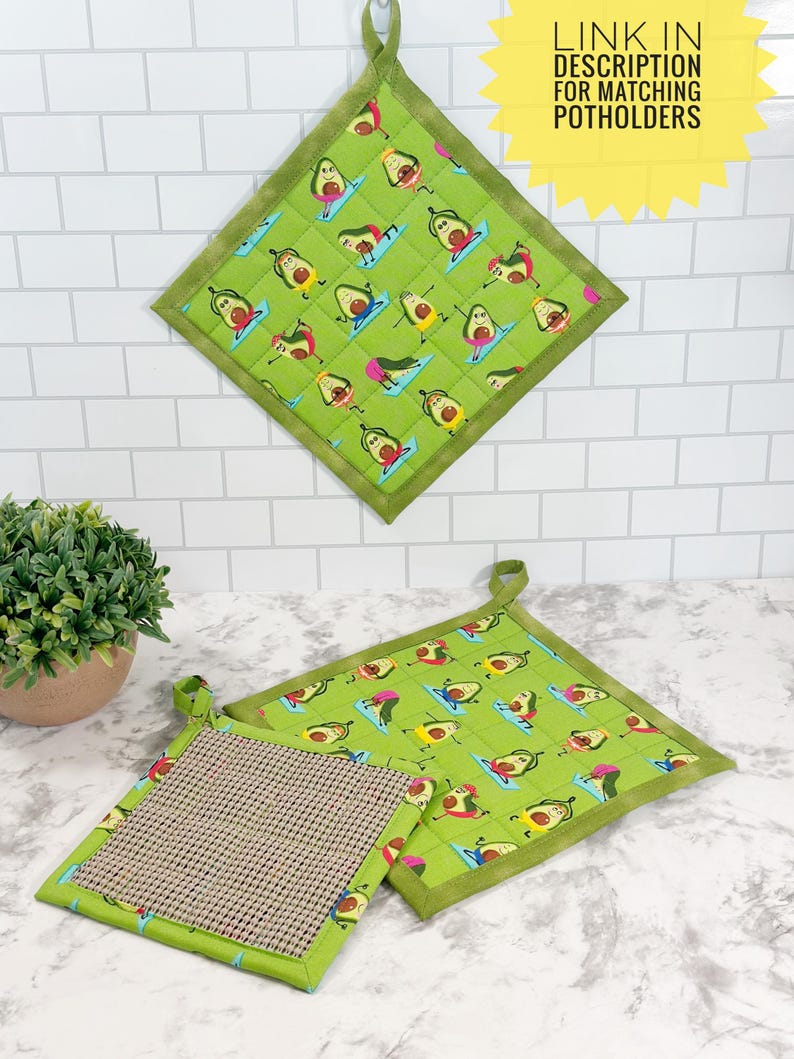 Rubber Grip Jar Opener, Lid Gripper, Avocado Gift, Kitchen Helper