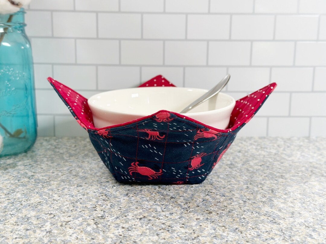Microwave Bowl Cozy, Coastal Decor, Beach House Gift, Apartment