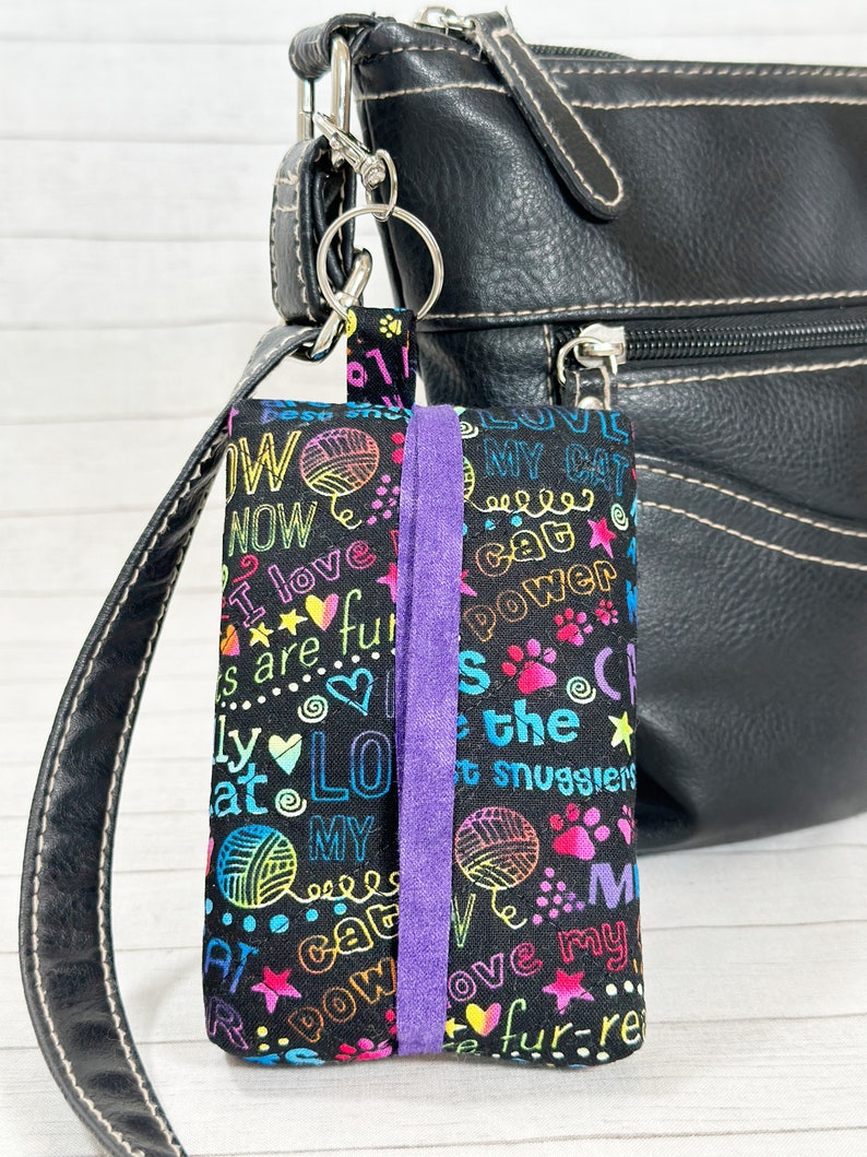 Purse Tissue Holder Travel Tissue Case Cat Owner Gift Etsy