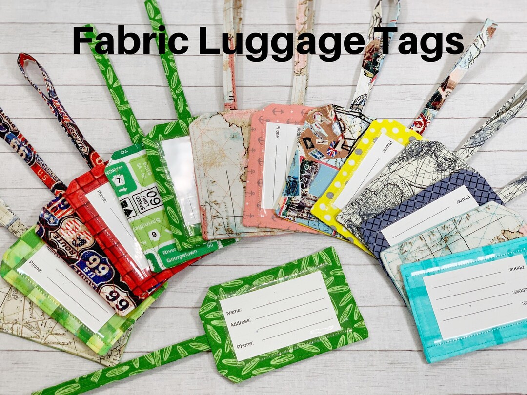 Luggage Name Tag, Travel Theme, Luggage Label, Gift Giving Tags