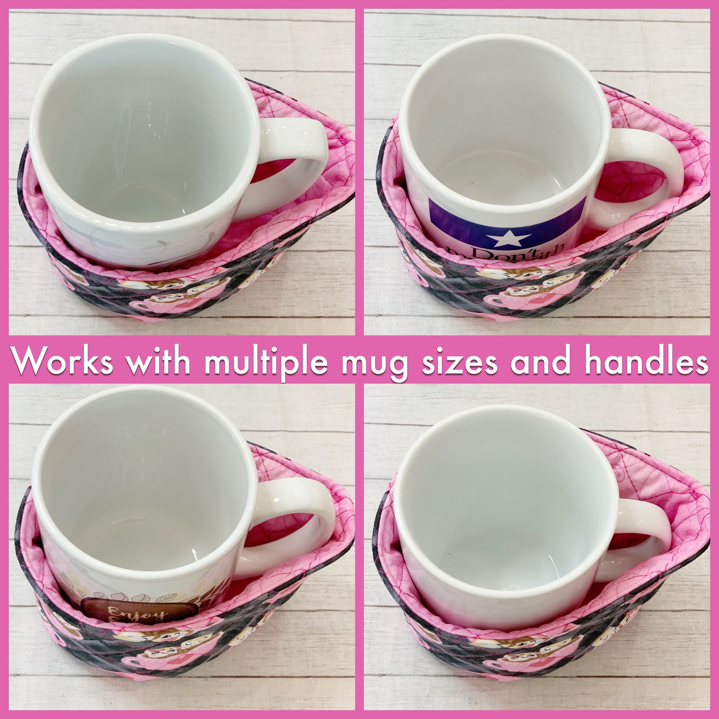 Microwave Cozy Mug Cozy Coffee Cup Cozy Fabric Mug Cozy Etsy.de