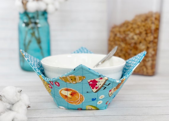 Microwave Bowl Cozy, Breakfast Food Lover, Bowl Hot Pad, College Student  Gift, Dorm Room Essentials, Soup Bowl Holder, Ice Cream Cozy 