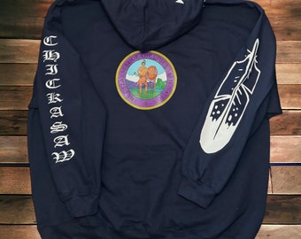 Chickasaw  Tribal Hoodie