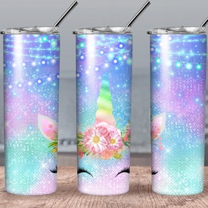 Ombre Glitter Tumbler, Epoxy Glitter Custom Tumbler, Resin Tumbler, Tumbler  With Straw, Cotton Candy Mug, Personalized Steel Tumbler 