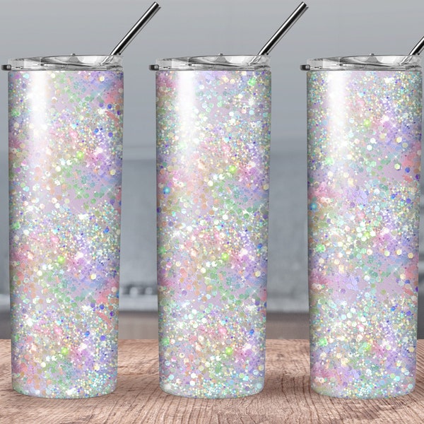 Glitter Tumbler Wrap 20oz Tumbler Digital Download