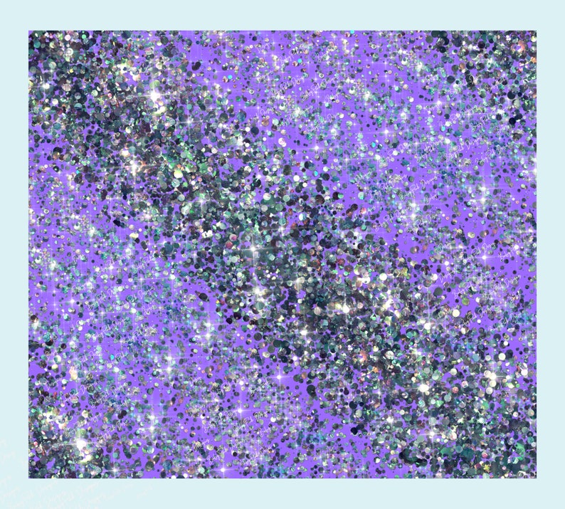 Purple Glitter 20oz Tumbler Wrap PNG Download - Etsy