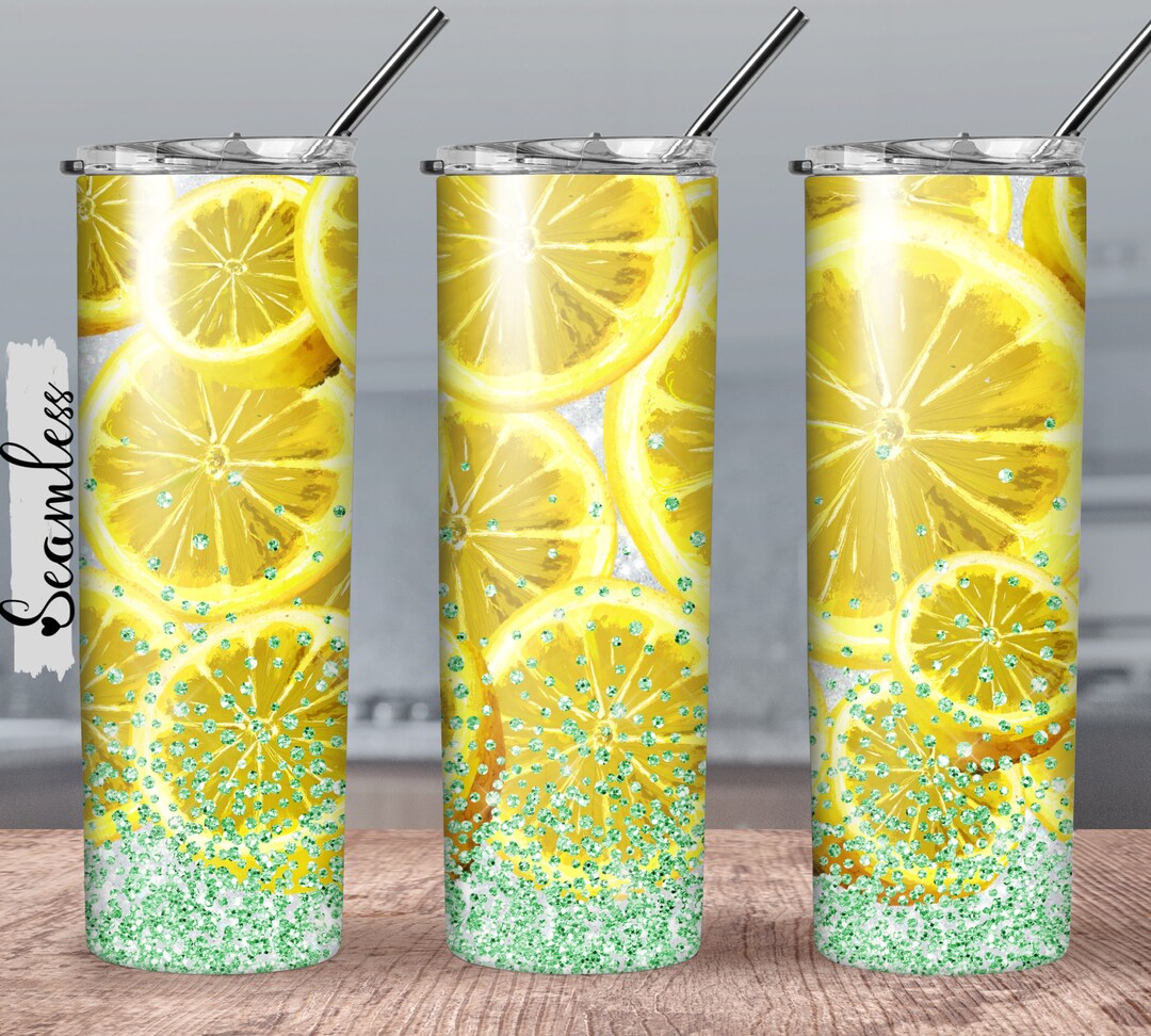 Lemon 20oz Tumbler Wrap PNG Instant Digital Download Etsy