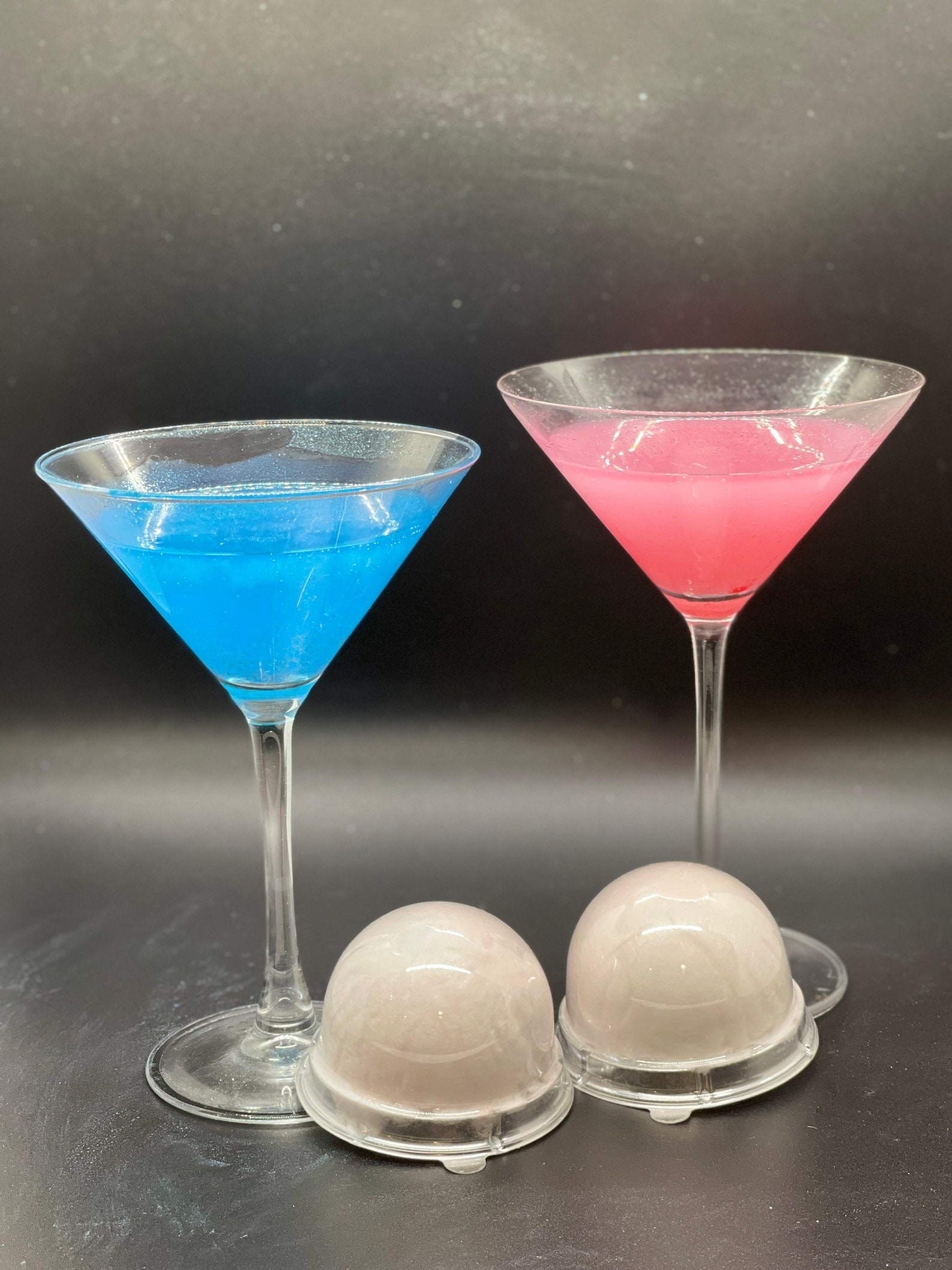 Gender Reveal cocktail/mocktail Drink Glitter Bombs The Etsy