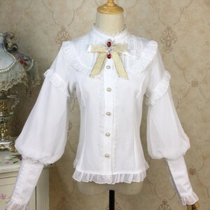 Lace with Bow Lolita Blouse